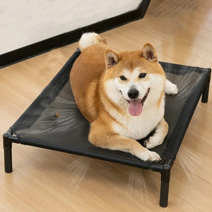 Cama Resfriadora Elevada para Cães, Respirável para Verão, Uso Interno/Externo, Acampamento, Cama Elevada Removível para Animais de Estimação, Suprimentos para Canil