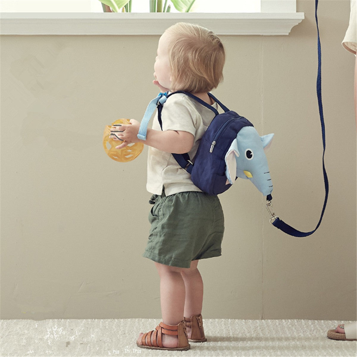 Infant and young children's anti loss backpack baby's anti loss traction rope when going out baby's safety belt small backpack