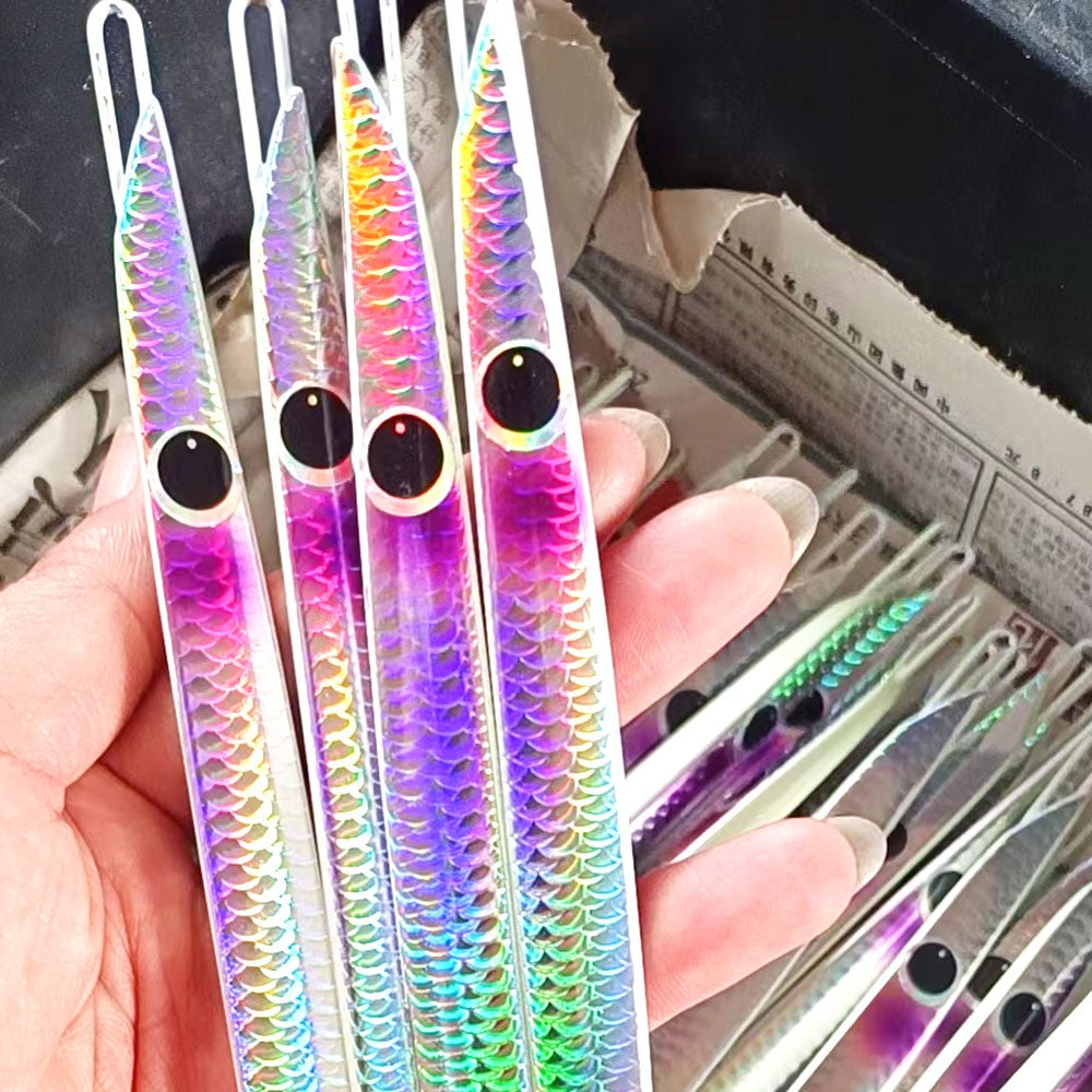 AS Fast JIg Lure Pesca Luminosa Jigs Velocidade de Queda Pescador 80g100g Isca Metálica Dura para Pesca Vertical em Barco Isca Que Afunda Pesca