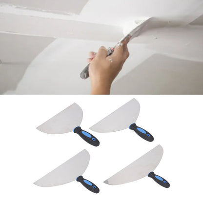 Espátula de Aço Inoxidável Ferramenta Raspador de Massa Papel de Parede Tinta Decalques Raspador de Gesso com Furo para Pendurar para Reparo de Drywall