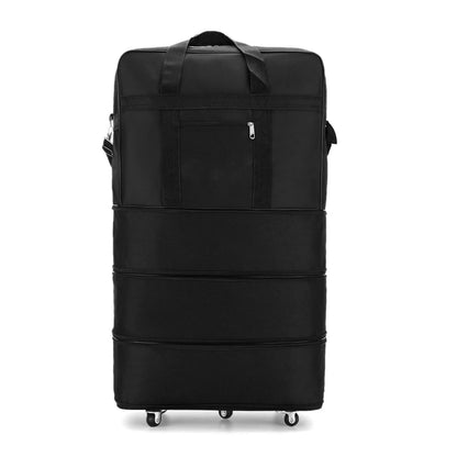 Mala Expansível Dobrável de Viagem com Rodas para Homens e Mulheres