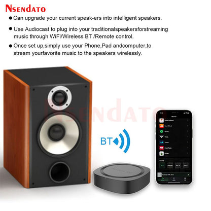 IEAST Audiocast Pro M20 Receptor de Áudio WiFi Sem Fio Multi Room Audio Wifi BT5.0 Music Player Box Sistema Hifi Para Tadil