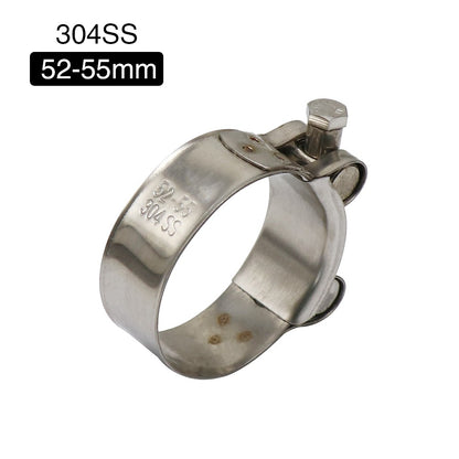 ZSDTRP 26-63mm Stainless Steel Motorcycle Exhaust Clamp Clip For Slip-on Motorcycle Muffler Clamp Kit