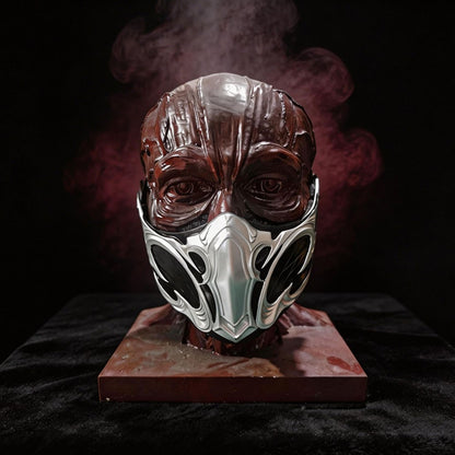 Game Mortal Kombat Bi Han Cosplay Mask NOOB SAIBOT ABS Adult Half Fack Mask Halloween Costume Props