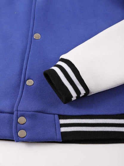 London Letter Prints Cotton Jackets Mens Winter Fleece Warm Baseball Jersey Fashion Pocket Coats Basics Comfortable Male Clothes