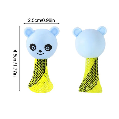 Creative Animal Jumping Doll Toys Cartoon Multicolor Bouncing Elf Christmas Gift Kids Birthday Party Favors Toys School Prizes