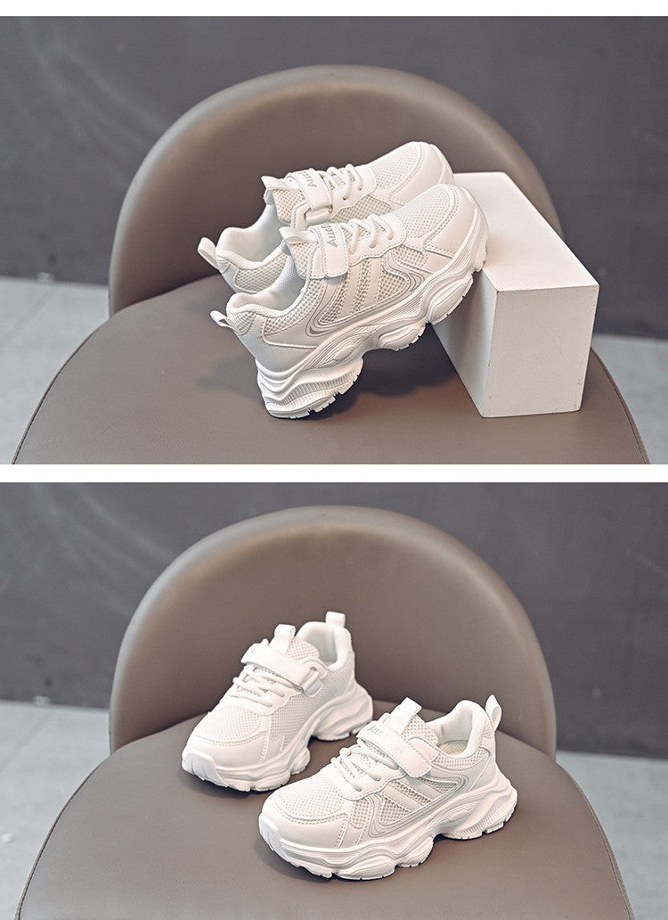 2025 Spring Autumn New Boys Kids Sport Shoes Girl Baby Toddler Mesh Breathable Casual Running Shoes Soft Soled Children Sneakers