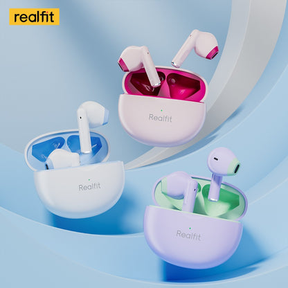 Fone de ouvido Bluetooth Realfit F2 Excelente Qualidade HIFI Fones de ouvido TWS sem fio Atacado para realme xiaomi