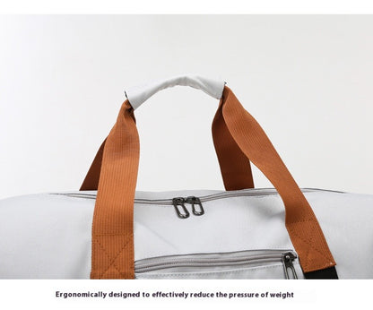 Mala de Viagem Esportiva de Grande Capacidade Bolsa de Viagem de Curta Distância Portátil Bolsas de Fitness Bolsa de Ombro Transversal Bolsas Masculinas Esportivas Impermeáveis ​​B