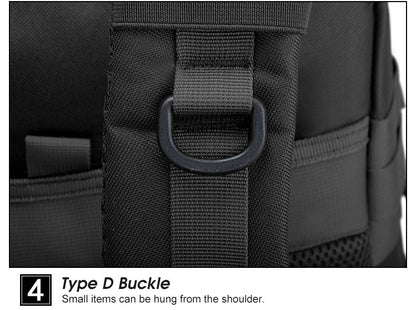 Mochila Tática Masculina 50L Viagem Grande Capacidade Masculina Impermeável Esportes ao Ar Livre Bolsas Multifuncionais