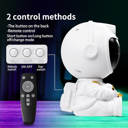 LED Astronaut Projector Night Light Nebula Sky Ceiling Galaxy Star Lights Bedroom Home Party Decorative Children Kids Gift