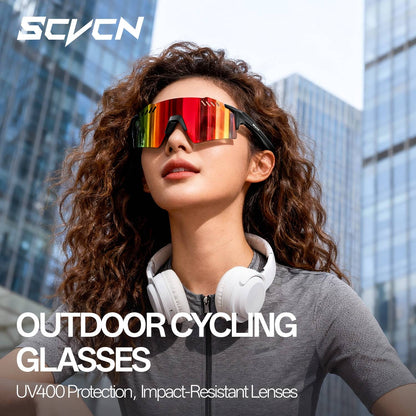 SCVCN Outdoor Photochromic Sunglasses Sports Bike Cycling Glasses Man MTB Climbing Glasses Eyewear Women Driving Bicycle Goggles