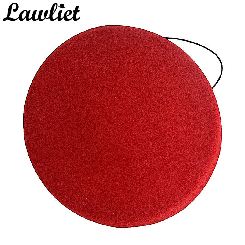 Lawliet Circle Feminino Capacete Chapéus de Feltro de Lã Chapéus Pillbox Fascinator para Mulheres Suprimento de Chapelaria Base de Chapéu Chapéus de Coquetel