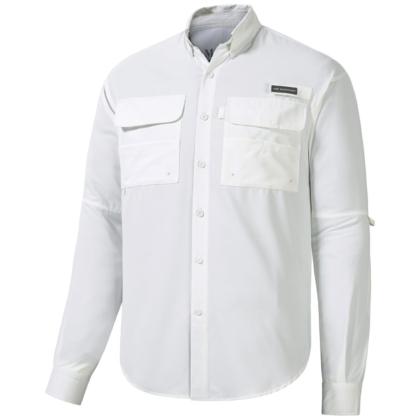 Camisa de botão Bassdash para homens, camisa de verão para usar em festas ou para pesca e sobrevivência na natureza, à prova de sol SD1