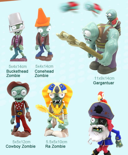 PLANTS VS ZOMBIES 2 Toys Full Set New Role Pea Shoote Alliance Bullet Ejection Attack Walking Dead Children's Gifts Delivery Bag
