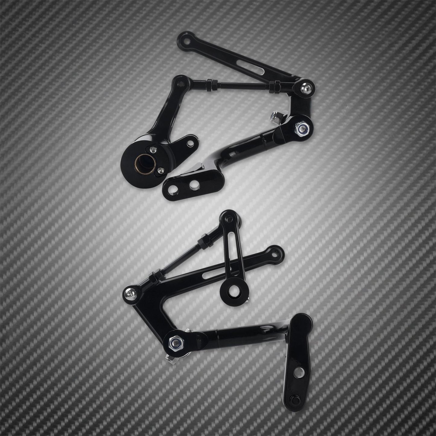 Kit de Controle Central para Motocicleta, Conjunto de Alavancas de Câmbio e Freio para Harley Touring Road King Electra Street Glide FLH 2009-2025