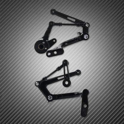 Kit de Controle Central para Motocicleta, Conjunto de Alavancas de Câmbio e Freio para Harley Touring Road King Electra Street Glide FLH 2009-2025