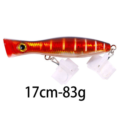 Iscas de Pesca Popper Topwater 11cm 23g 13cm 43g Pesca Boia Artificial Pesca de Baixo, Lúcio, Carpa, Wobbler, Artigos de Pesca