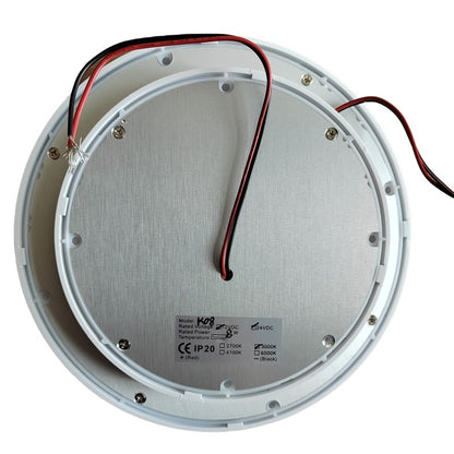 Tokili 12V/24V Dual Volt Ultra-Thin LED Puck Lights, Interior RV Marine Overhead Light, for Camper Cabin, Boat & Trailer Ceiling