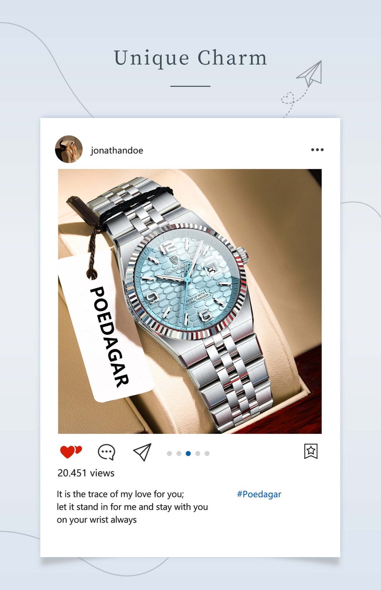 POEDAGAR Elegant Women's Watches High Quality Luxury Watch For Ladies Luminous Waterproof Date Women Quartz WristWatch Reloj+Box