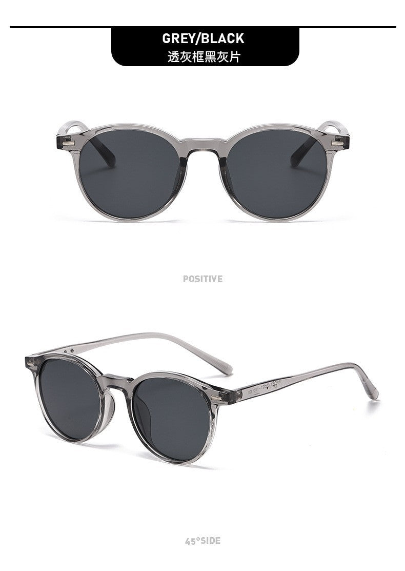 Vintage Round Sunglasses for Women Men Circular Sun Glasses Female Oval Eyewear Oculos De Sol for Male Female Eyeglasses