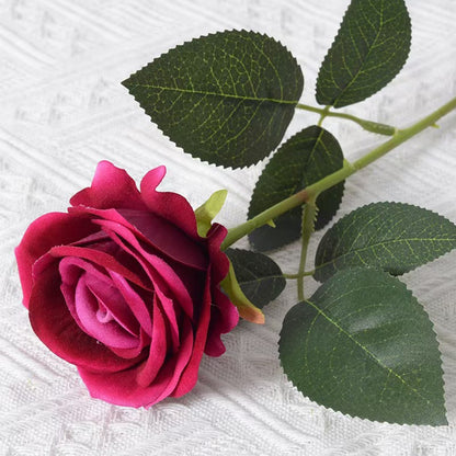1/3/5/10/20pcs Roses Artificial Flowers Rose Flower Branch Artificial Red Roses Realistic Fake Rose for Wedding Home Decor