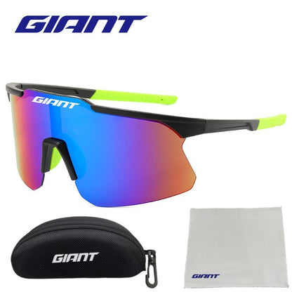 Óculos de sol esportivos gigantes masculinos e femininos para ciclismo ao ar livre, bicicleta, direção, viagem, podem ser combinados com um estojo de pano para óculos.