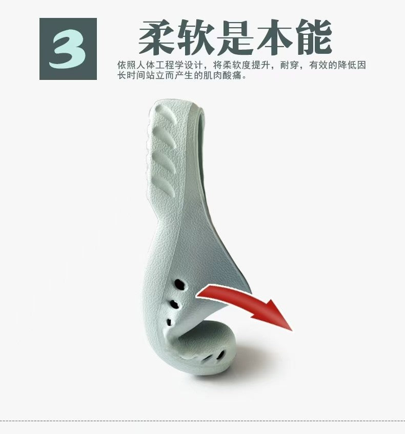 Medical Slippers for Men Women Doctors Special Slippers Laboratory Soft Sole Nursing Shoes Silent Breathable Surgical EVA Clogs