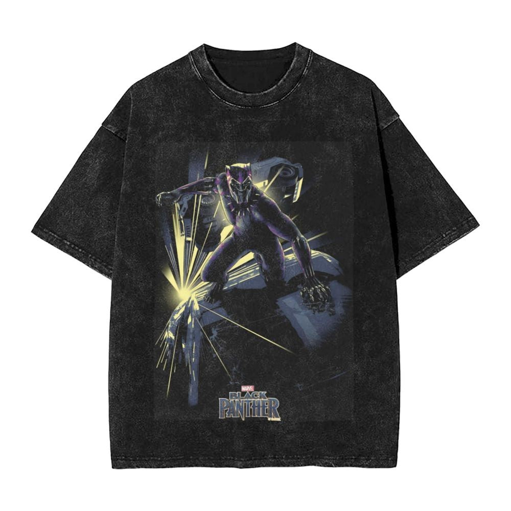 Men's Frgrt T Shirt Black Panther 100% Cotton Clothing Humorous Short Sleeve Crew Neck Tee Shirt 6XL T-Shirts