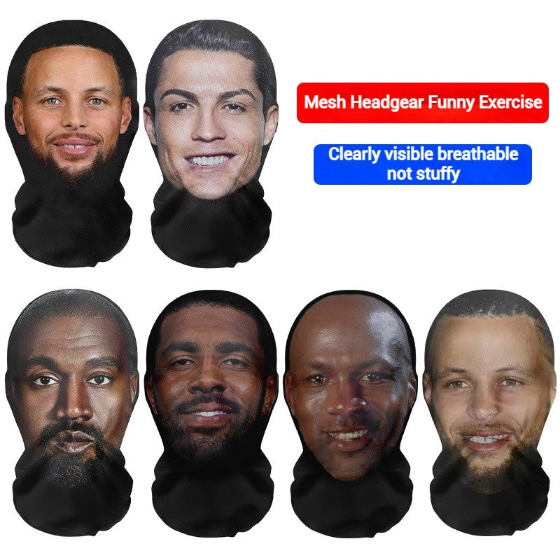 3D Mask Realistic Face Masks Mascaras Realistic Mask Cosplay Prop Funny Mesh Mask Full Face Headwear Mascaras Realistas De Caras