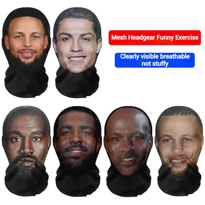 3D Mask Realistic Face Masks Mascaras Realistic Mask Cosplay Prop Funny Mesh Mask Full Face Headwear Mascaras Realistas De Caras