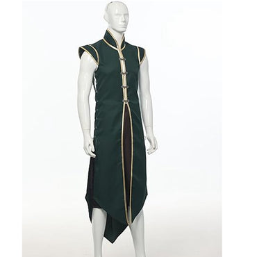 Mens Medieval Viking Vest Colete Vintage Sem Mangas Sobretudo Longo de Cavaleiro Renascentista Fantasia