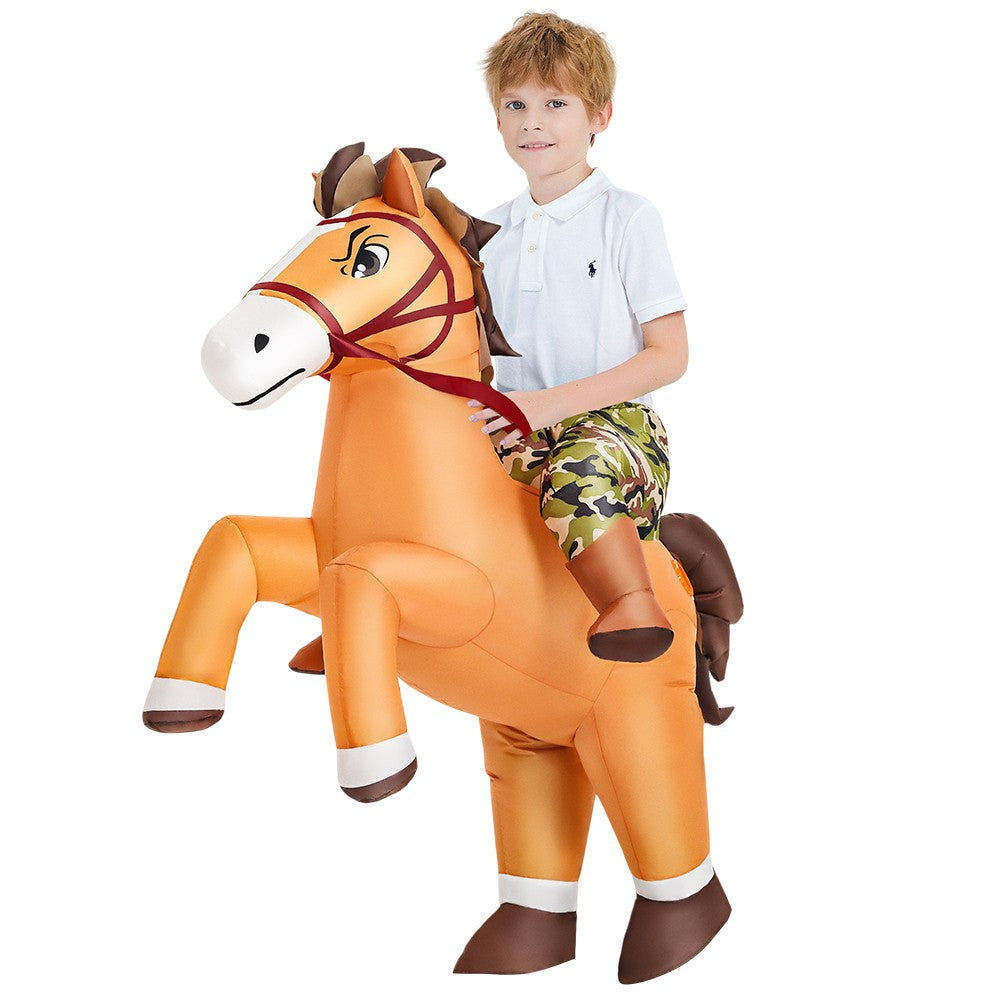 Kids Child Dinosaur Inflatable Costume Anime Purim Halloween Christmas Party Cosplay Costumes Dress Suits for Boys Girls
