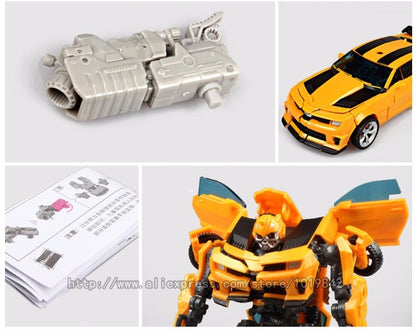 WEIJIANG NOVO 20CM Transformação Anime Boneco de Ação Brinquedos de Filme Plástico ABS Robô Carro Avião Tanque Legal Modelo Presente para Meninos