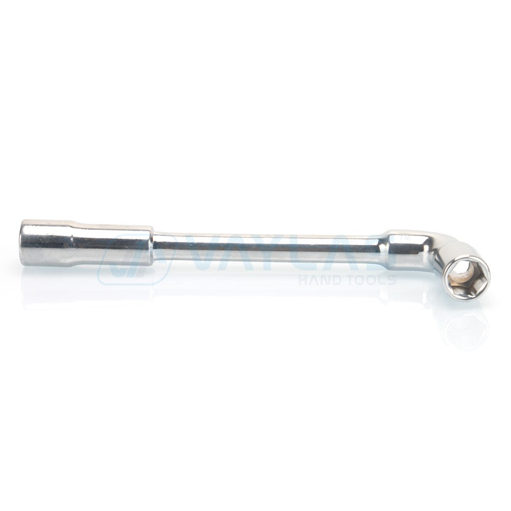 Chave Soquete Angulada Tipo L de 6-24mm Chave de Porca de Dupla Extremidade com Furo Passante Ferramentas Chave Soquete Multifuncional para Mecânico