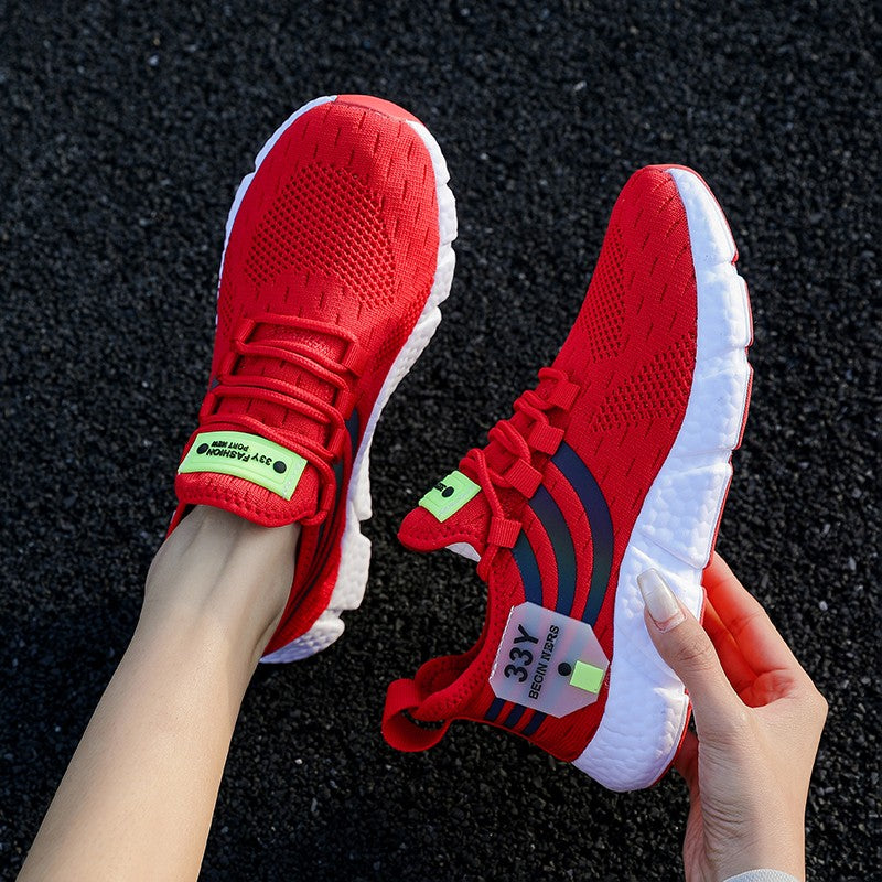 Tênis Masculino Casual Esportivo Respirável Leve Tênis de Caminhada ao Ar Livre em Tela Preta Tênis de Corrida Atléticos para Caminhada