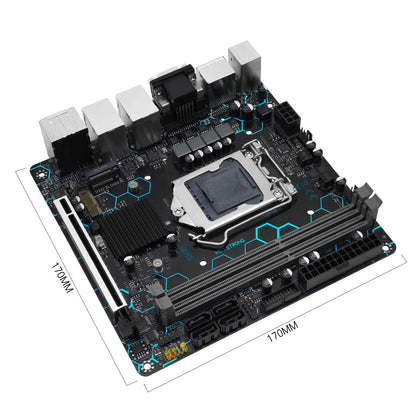 MACHINIST H97 STRONG Motherboard LGA1150 support Support Intel Core i7/i5/i3/E3 DDR3 Mini-ATX VGA/HDMI/DP/COM Dual LAN WIFI M.2