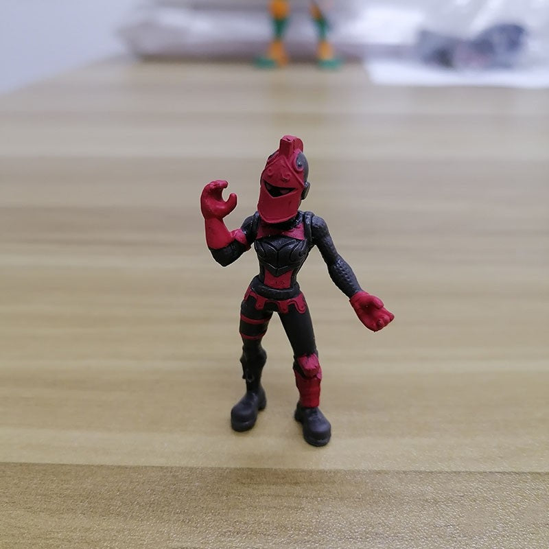 Fortnite Soldado Boneco de Ação EPICGames Brinquedos Fortnite Ferramentas de Coleta em Miniatura Peely Skull Trooper Fishstick Blackheart