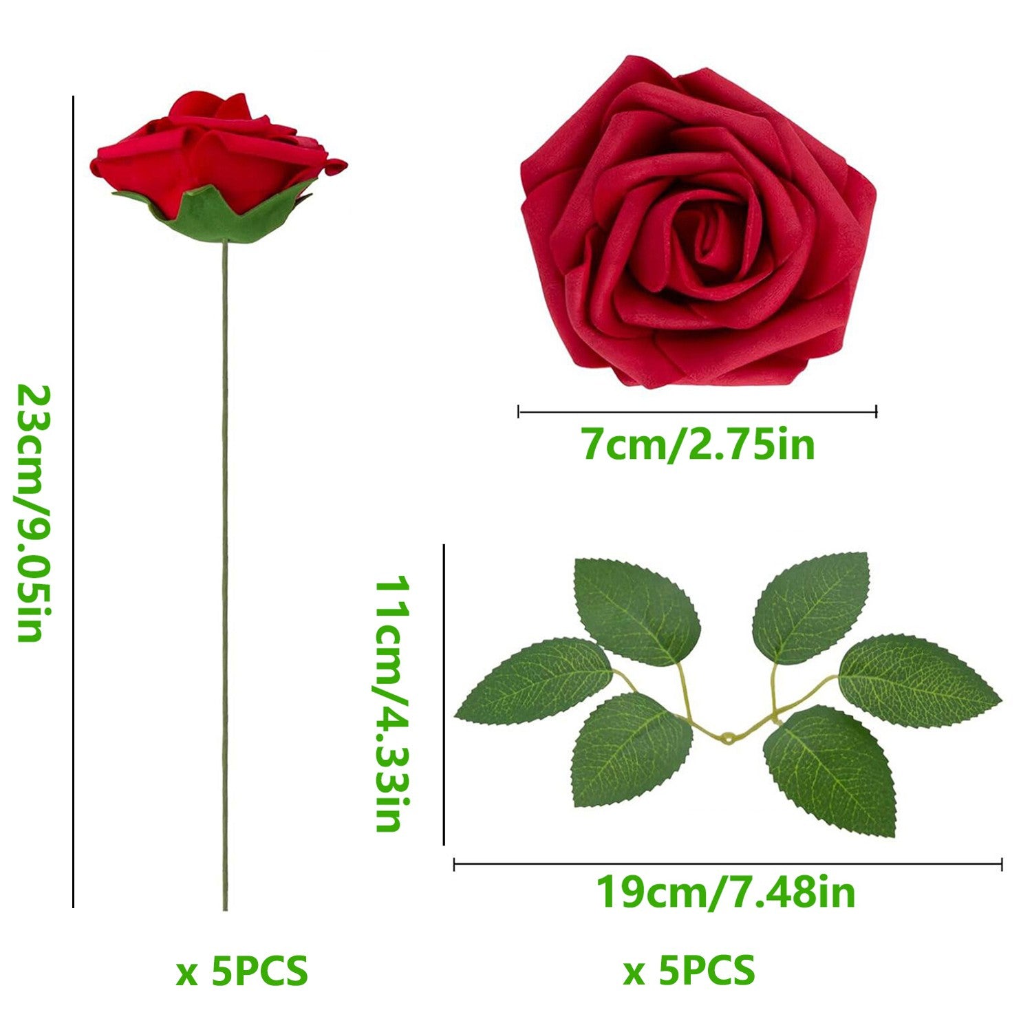 Artificial Flower PE Foam Rose Wedding Wreath Bride Bouquet Festival Decoration Accessory Home Room Outdoor Yard Diy Cheap Props
