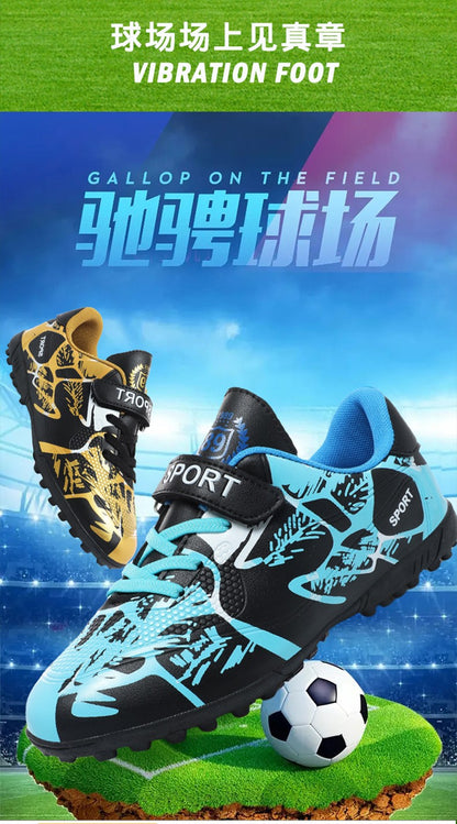 New Kids Football Shoes Match Soccer Shoes Indoor Football Field Boots Grass Training Original  Professional Sneaker Comfortable