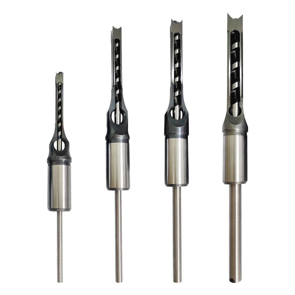 Broca para Marcenaria Sistema Britânico Furo Quadrado DIY Broca para Furo Quadrado Máquina de Fazer Espiga Acessórios para Ferramentas Elétricas