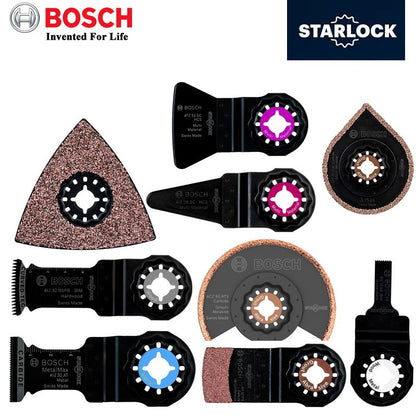 Acessórios para Máquina de Corte Multifuncional Bosch STARLOCK Acessórios Gerais para Marcenaria, Ranhura e Perfuração Série Bosch GOP