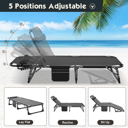 Folding Bed with Mattress, Portable Foldable Adult Bed Frame for Guest, Fold up Bed Cot for Indoor Outdoor Travel Camp V