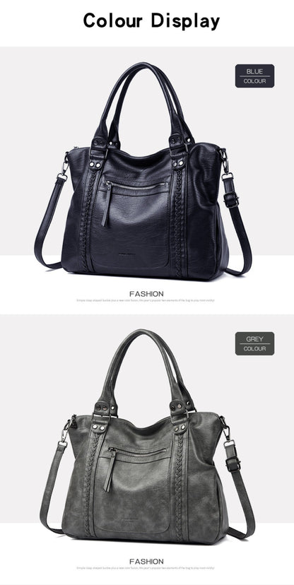 Genuine Brand Soft Leather Shoulder Crossbody Bags for Women Hot Luxury Handbag Women Bags Designer Casual Tote Messenger Bag