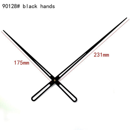 12888 Round Hole High Torque Sweep 6mm Screw Axis Wall Clock Quartz Movement Large Accessory With 90128 Black Hands DIY Kits