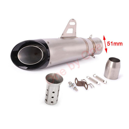 Universal Motorcycle Exhaust Muffler Pipe Escape Moto DB Killer For Honda R6 R15 R1 R3 MT07 Tmax155 XMAX GSX250