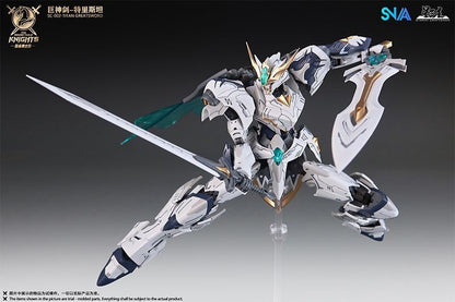 HG 1/144 SNAA SC-002 Titan Greatsword Tristan Kit de Montagem SC-009 Divine Invoker Percival The Round Table Knights Figure