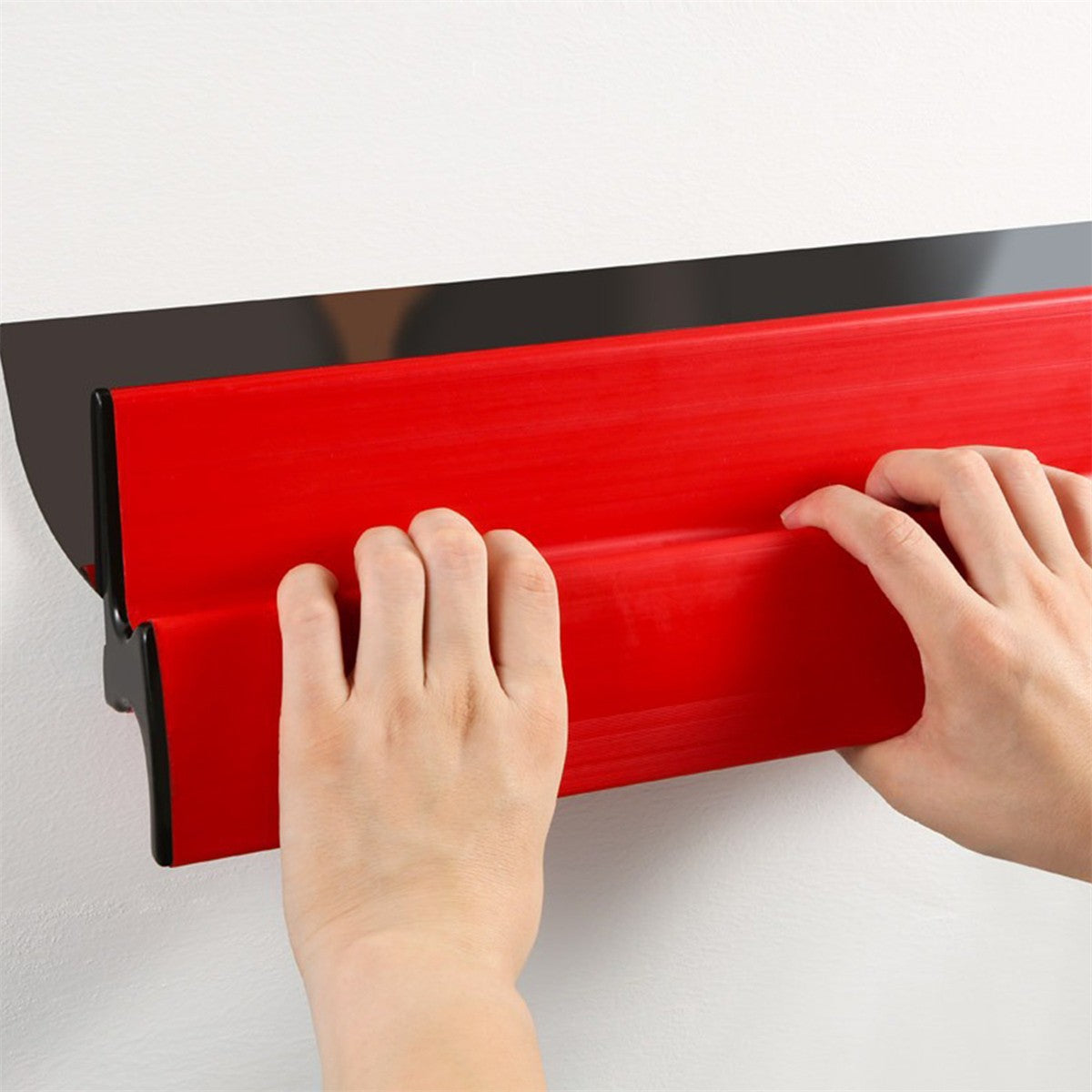 1 Espátula de Alisar Aço Inoxidável Cabo ABS Grande Área Casa Parede Chão Pintura Reboco Ferramentas Manuais de Construção 25cm/45cm