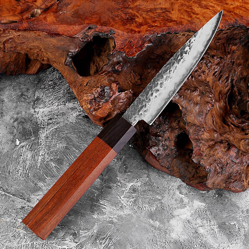 1-7 PCS Knife Set,Professional 3-Layer Composite Steel Kitchen Knives Set,Ultra Sharp Japanese Chef Knife with Octagonal Handle