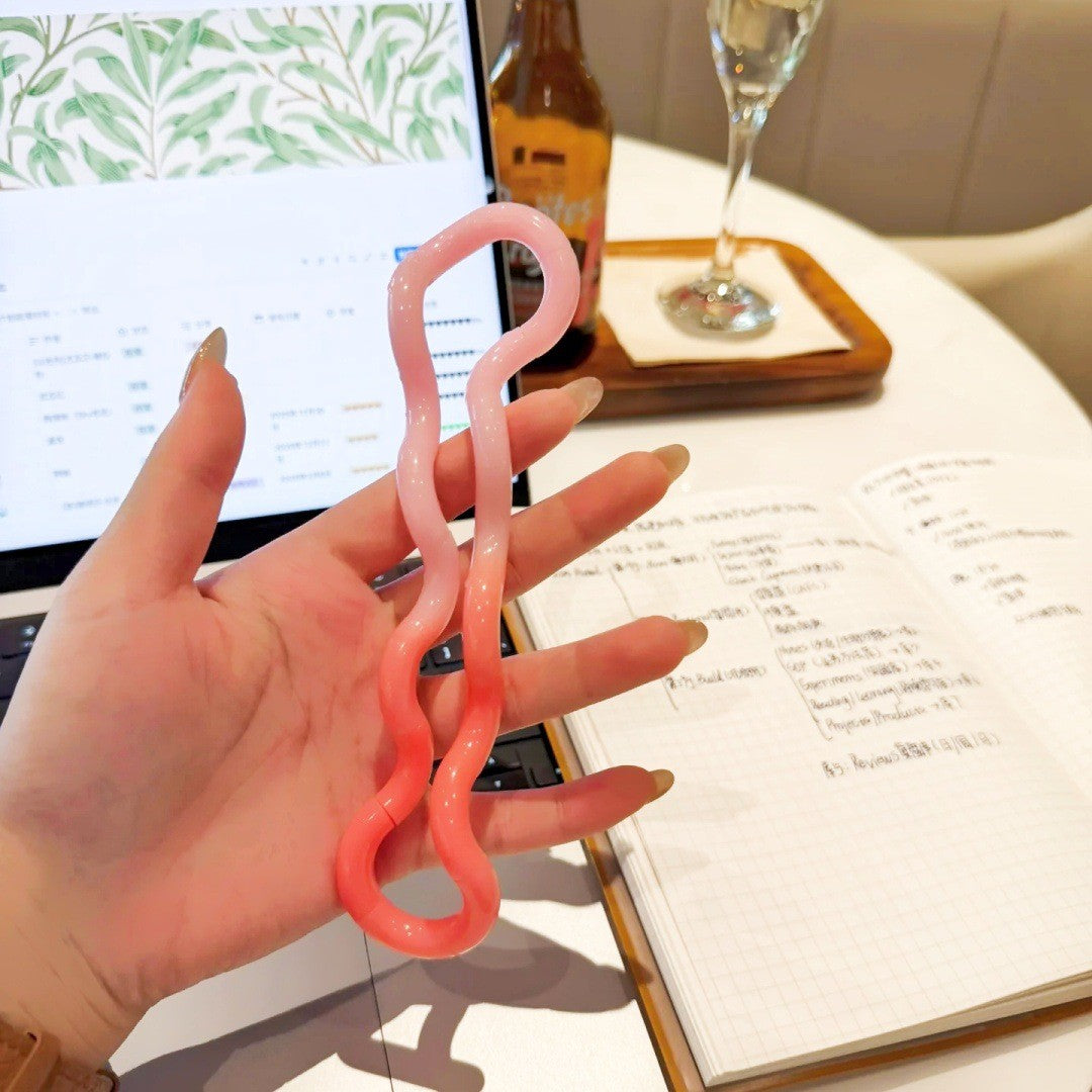 Rotating Twisting Fidget Toys Deformable Rope Educational Tangle Rope Stress Relief Sensory Toy Thinking Training Gifts ?? ????